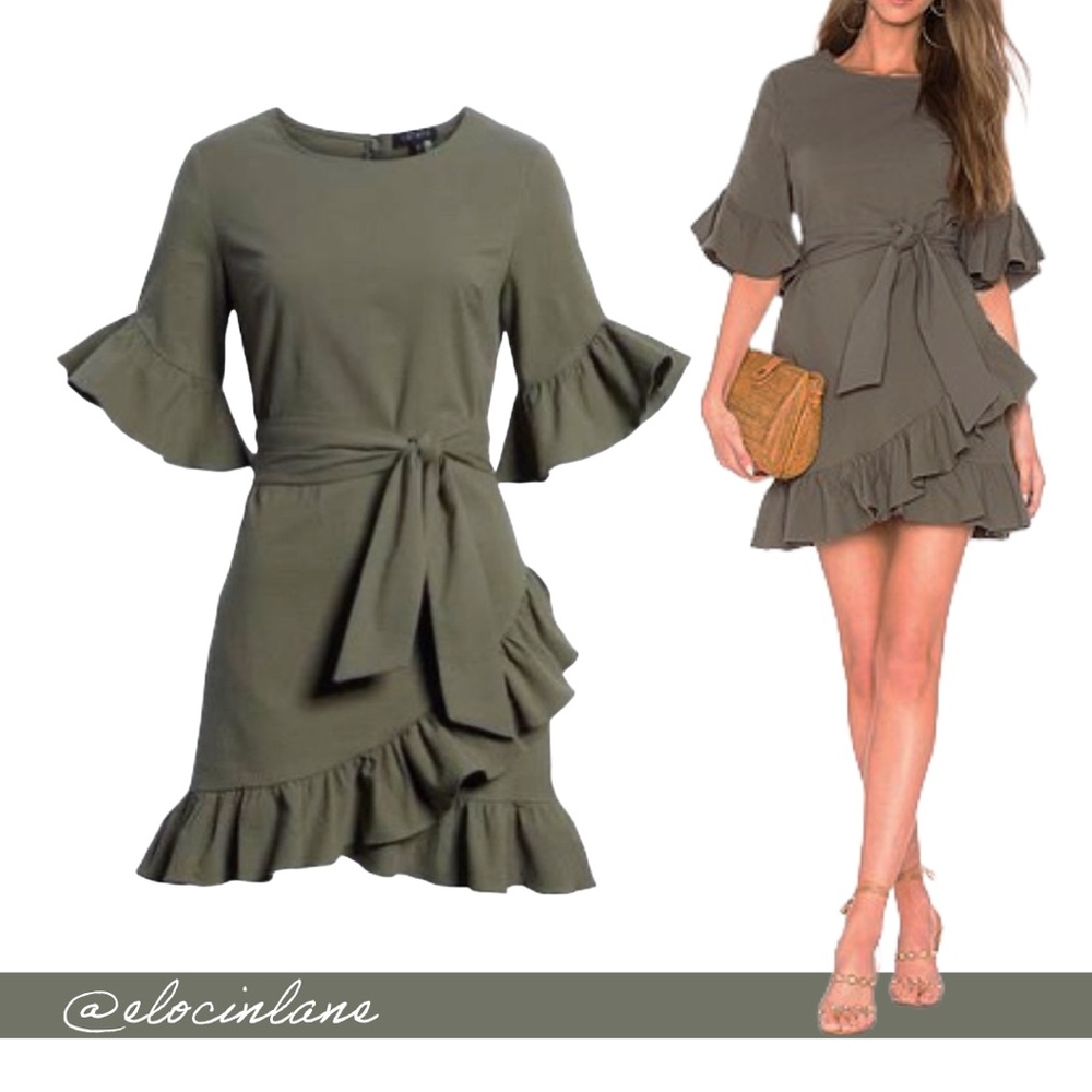 1. State / Ruffle Mini Dress